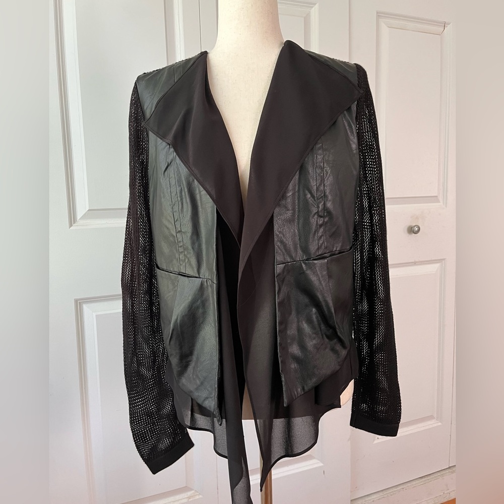 Tribal.Jeans faux leather jacket size S